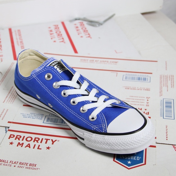 Converse Royal Blue Chuck Taylor All Star Low Tops - Picture 3 of 7